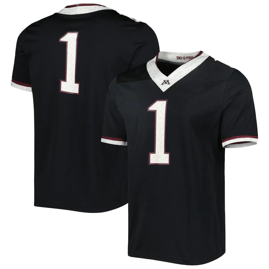 #1 M.Golden Gophers Untouchable Football Jersey Black Stitched American College Jerseys