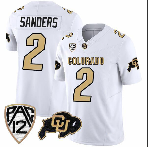 #2 Shedeur Sanders C.Buffaloes Original Retro Brand NIL Football Player Jersey �C Black Stitched American College Jerseys